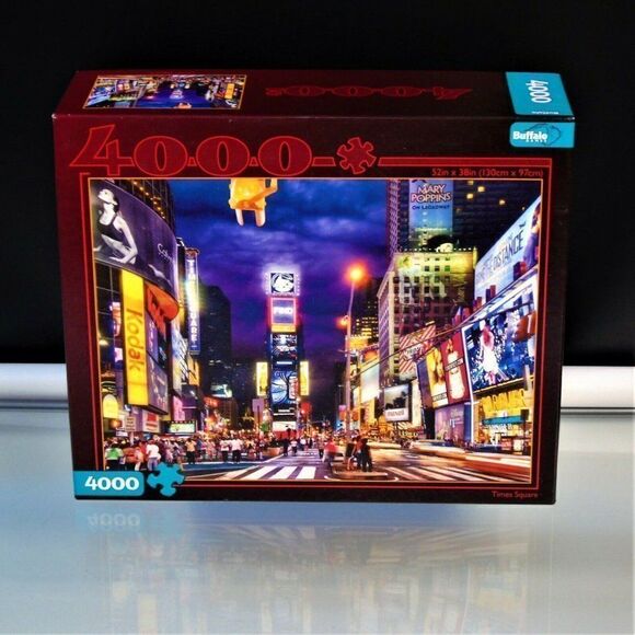 Times Square Puzzle 4000 pc With Poster - Picture 1 of 11